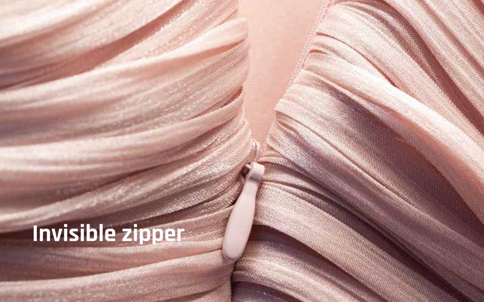 Invisble zipper